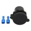 Carregador de Carro Dupla Tomada USB Carga Rápida com Display Digital Vermelho Voltmeter Terminal DC12V‑24V para Barco Motocicleta Caminhão