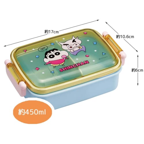 Skater Bento Box 450ml Crayon Shin-chan 23 Antibacterial for Children Made In Japan RBF3ANAG-A