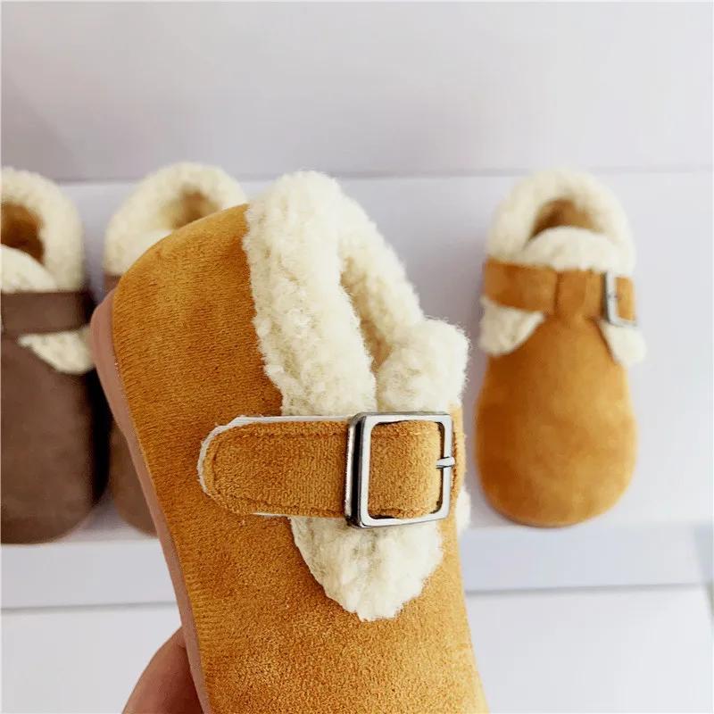 Zapatillas Suede Kid Sports Shoe 2025 Autumn New Warm Boy Cotton Shoe Soft Sole Girl Casual Shoe Kids Shoes Snow Boot Girl Shoe