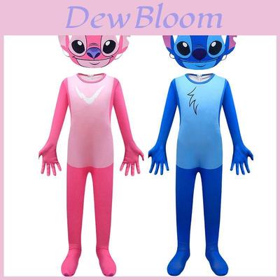 Kinderen Cartoon Print Melkzijde Cosplay Jumpsuit Voor Jongens En Meisjes Europese En Amerikaanse Stijl Lente/herfst Leeftijden 3-8 100-150cm Lengte