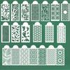 Cake Decorating Stencil Reusable Plastic Templates for Fondant Buttercream Royal Icing Wedding Birthday Cake Decoration Tools