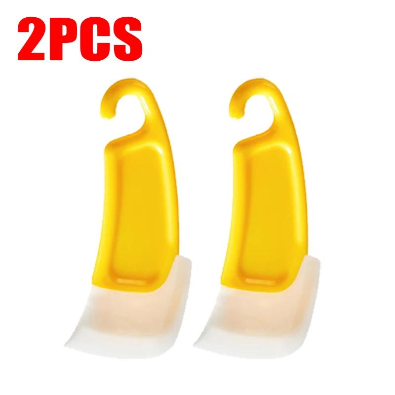 Cleaning Silicone Spatula Kitchen Scraper Soft Blade Scraper Brush Dirty Pan Pot Dishes Cleaner Tools Silicone Kitchen Utensils