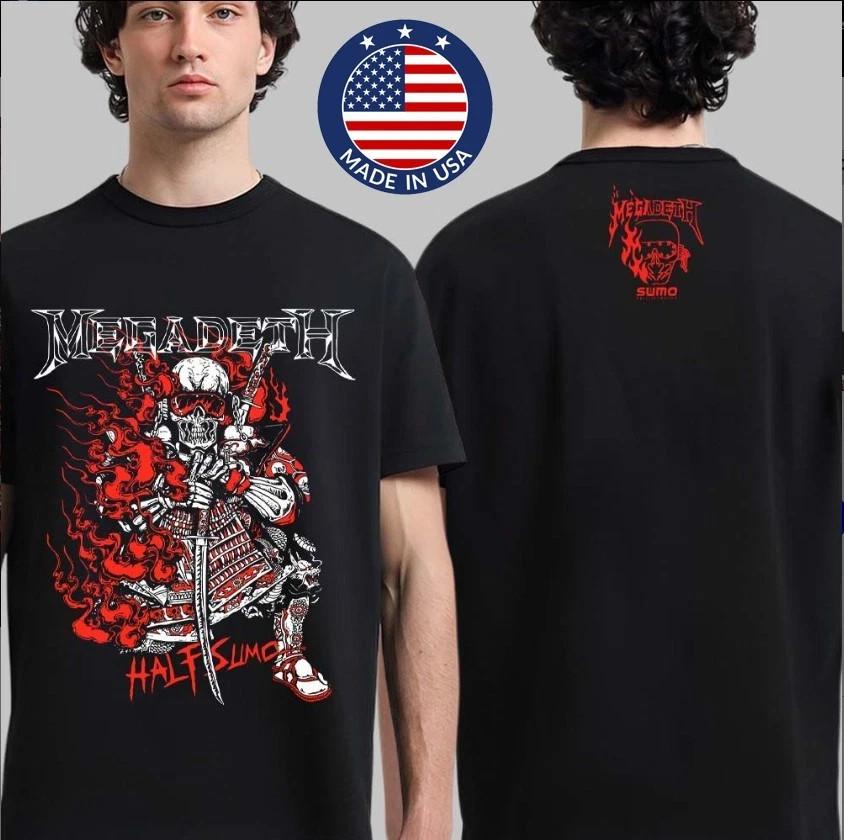 Megadeth x Half Sumo Farewell Fire 2026 Collection T-Shirt Tour Concert Merch S