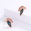 Exquisite Small Earrings for Women's Leaf Shape Earrings Fashion Leaf Earrings Handmade Enamel Jewelry Party Gifts Women Jewelry