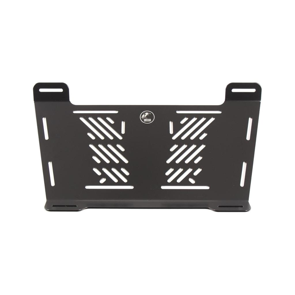 Hepco Becker Extended Rear Carrier Universal 1 & Enlargement, Fit, Black, Set, 610053-0001