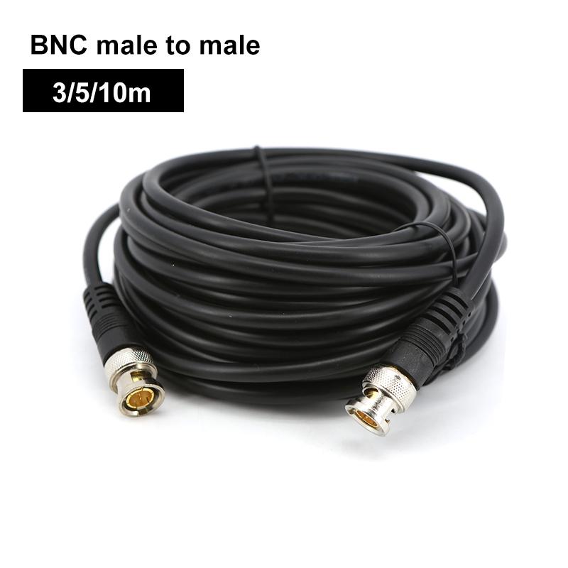 

3M 5m 10m BNC Male To Male RG58 Q9 cable Adapter long extend For CCTV Camera transmission Connector wire cord Camera Accessories 3M