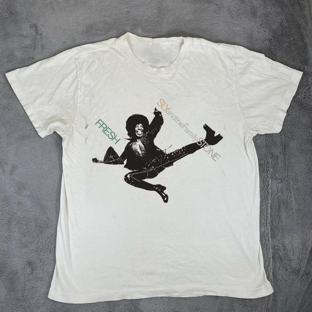 

Sly & the Family Stone Band Fresh Cotton Tee Shirt S-5XL Unisex T-Shirt S