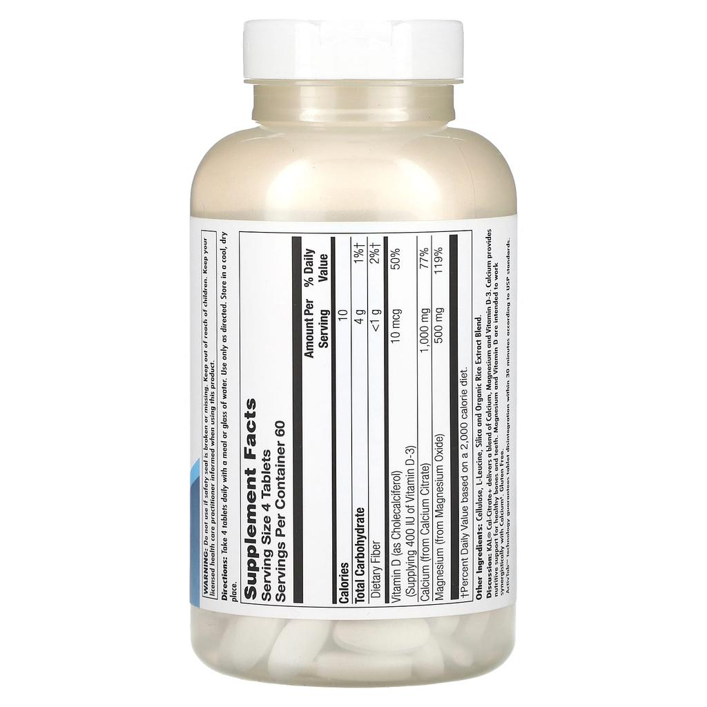 Cal-Citrate+, D3 and Magnesium, 240 Tablets