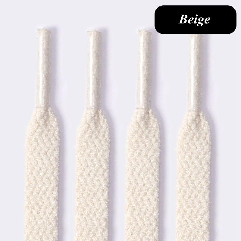1Pair 36colors Flats Shoelaces Classic Shoe Laces Off Sneaker White Sports Men Women Children Shoelace Casual Shoe Strings