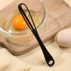 1 Pack Manual Egg Whisks with Spoons: Durable Plastic Construction, Ergonomic Handle for Baking, Camping & Small Kitchens.