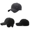 Print Zz Letter Baseball Cap Outdoor Duckbill Hats Thickened Ear Protection