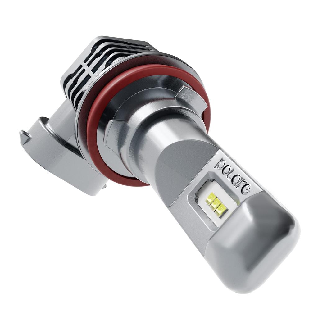 Nissei Kogyo POLARG LED Bulb for Lamps 4200K 3000lm 2 Pieces Fanless Same Size As Halogen Bulbs P3008C Vehicle Inspection Compliant Trusted Genuine