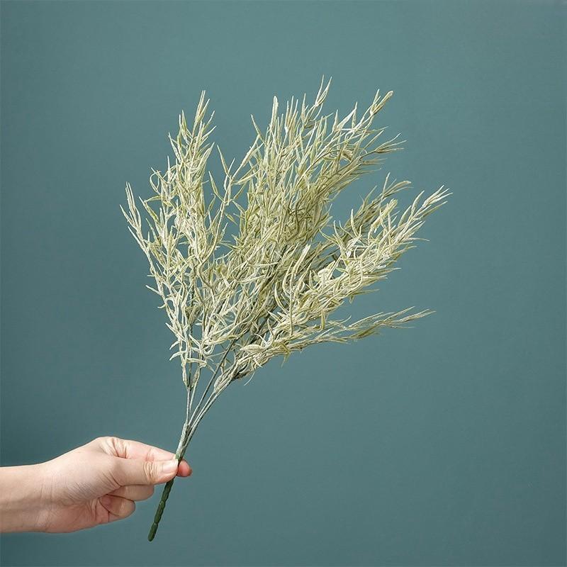 Bamboo Leaf Grass Accessories Mist Artificial Flower Home Decoration Wedding Handheld Flowers Plant Wall Fake Flowers Shooting Props