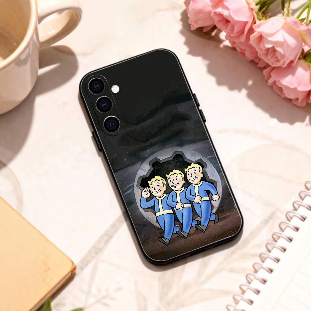 

V-Vault B-Boy F-Fallout Чехол для телефона Samsung Galaxy A73,A72,A71,A70,A53,A52,A51,Другие Мягкий черный корпус Samsung a13 5g