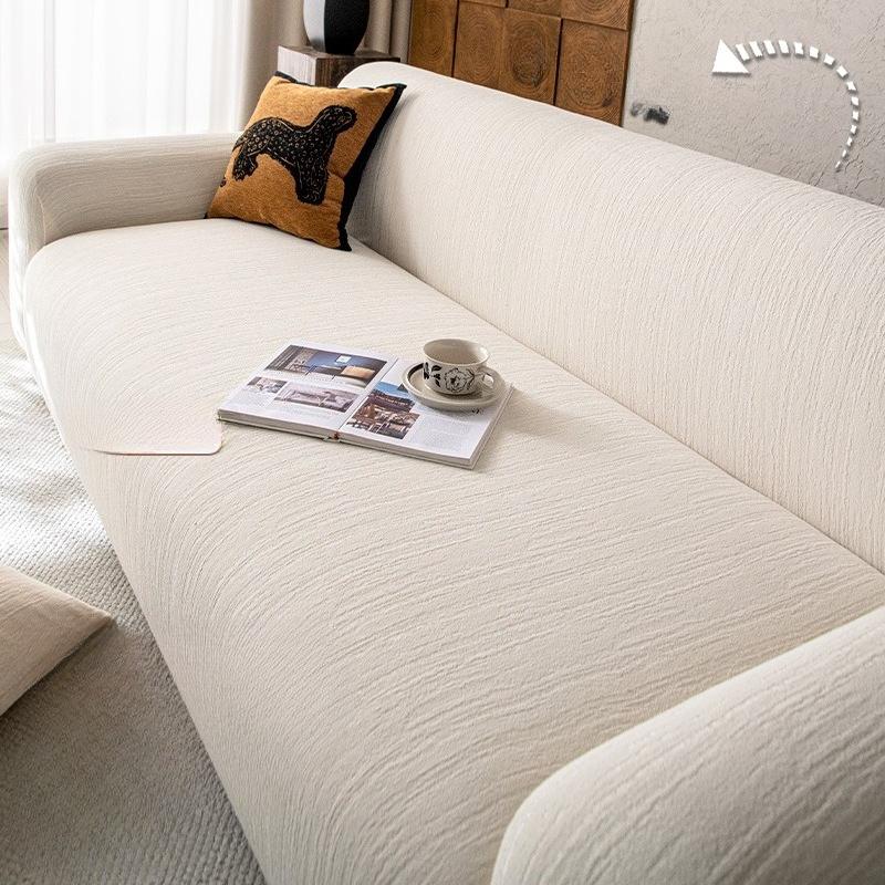 New Solid color Chenille Full Cover Sofa Cover Dust Proof and Stain Proof Integrated Protective Cover All Season Universal Anti Slip Seat Cushion