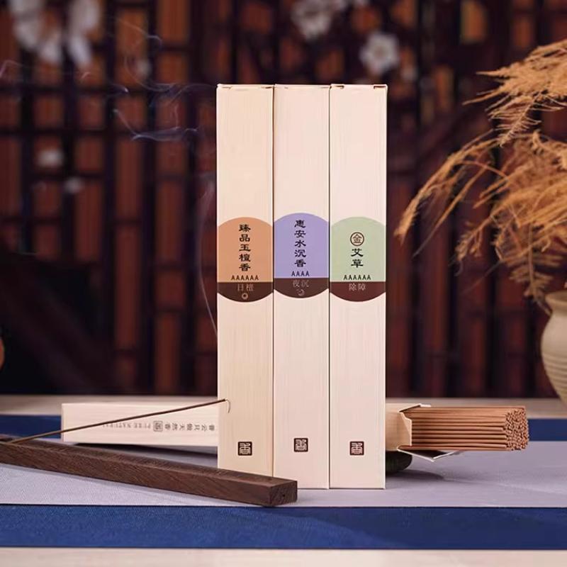 Natural Plants Agilawood Sandalwood Tibetan Incense Stick Home Indoor Bedroom Calm Mind Help Meditation Aid Sleep Purify Air