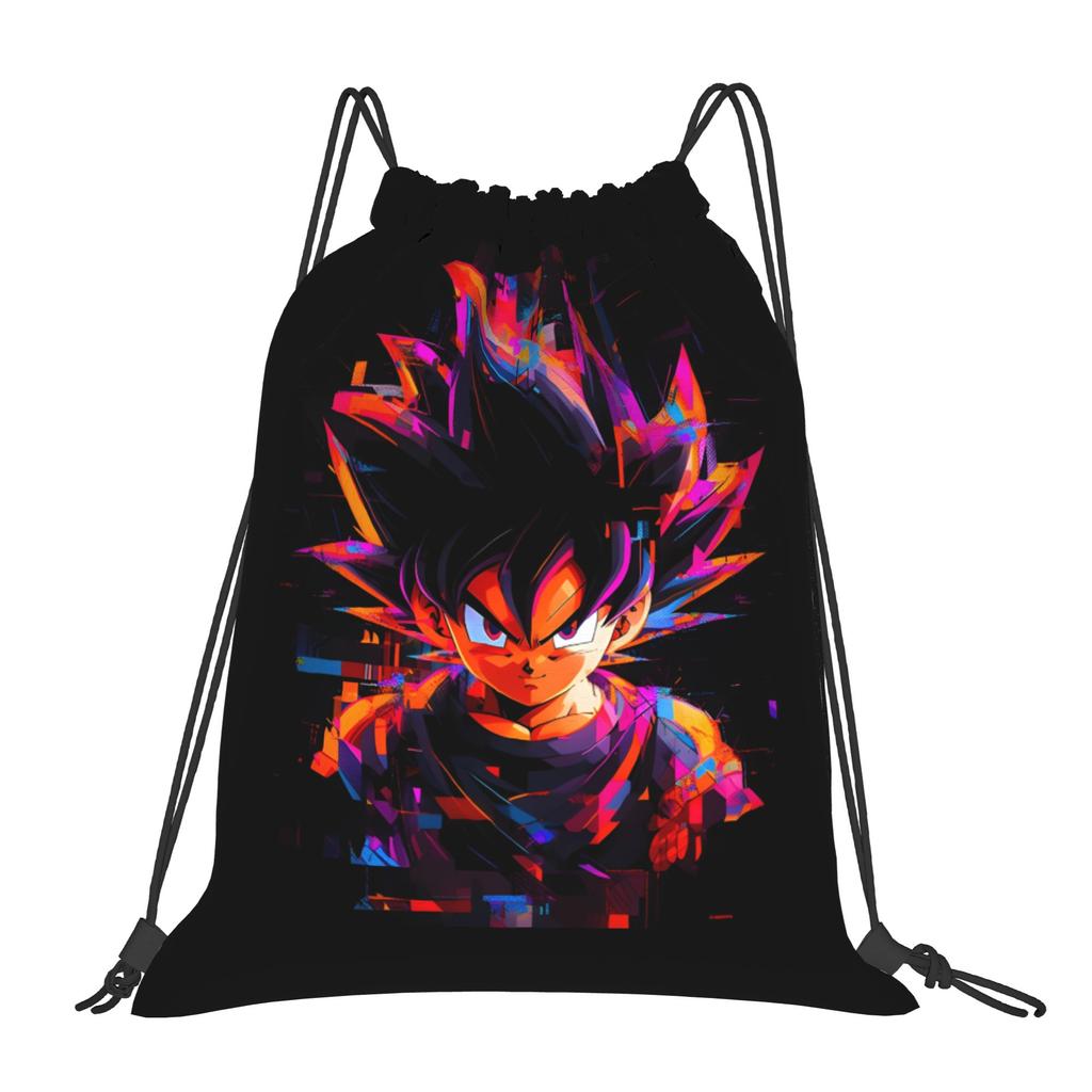 Custom DBZ Dragons Goku Ball Drawstring Bags for Shopping Yoga Backpacks Men Women Warrior Sports Gym Sackpack