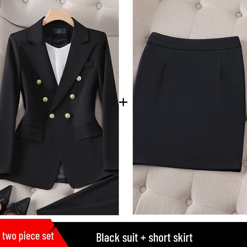 Zihong Women's White High-End Formal Suit Set - Goddess Style 8017