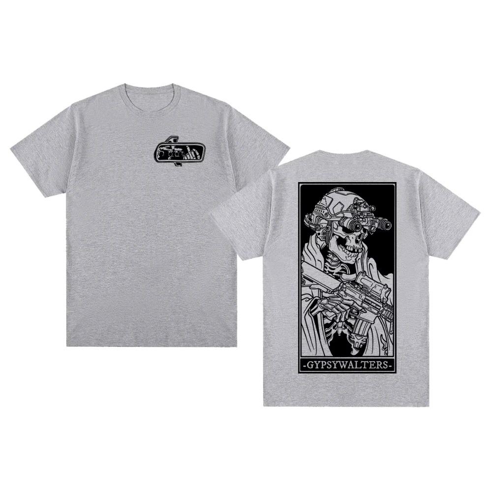 Forward Observations Group Vintage Tshirt Death Skeleton Satan Gothic Cotton Men Oversized Y2k T Shirt Female Male Clothing Tee