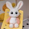 Cute Long-Eared Rabbit Plush Toy - Cartoon Big-Eyed Doll for Kids' Companionship and Gifts