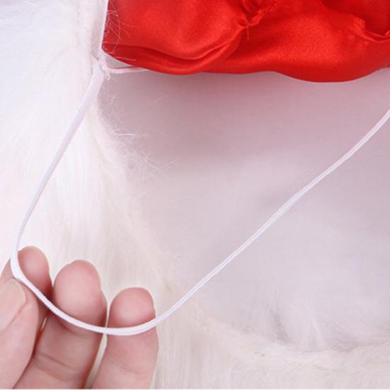 Dog Christmas Hat Pet Santa Claus Hat with Ears And Beard Xmas Costume Headgear for Small Dogs Cats Festive Dress-up Accessories