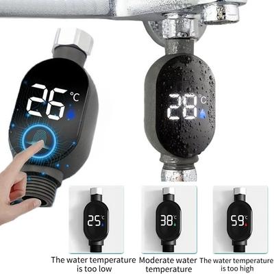New Shower Water Temperature Gauge with LED Display Screen,touch Activated,waterproof, Suitable for Bathrooms, Kitchens,swimming