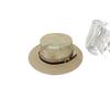 Quality French flat top straw hat new women's spring summer seaside beach vacation sunshade sunscreen top hat