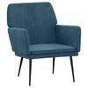 Armchair Blue 62 X 79 X 79 Cm Velvet