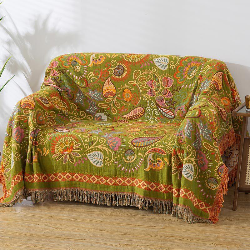 Summer Cotton Gauze Throw Blanket Towel Quilt Cover Blanket Single Double Bed Office Lunch Nap Blanket Home Air Conditioning Cover