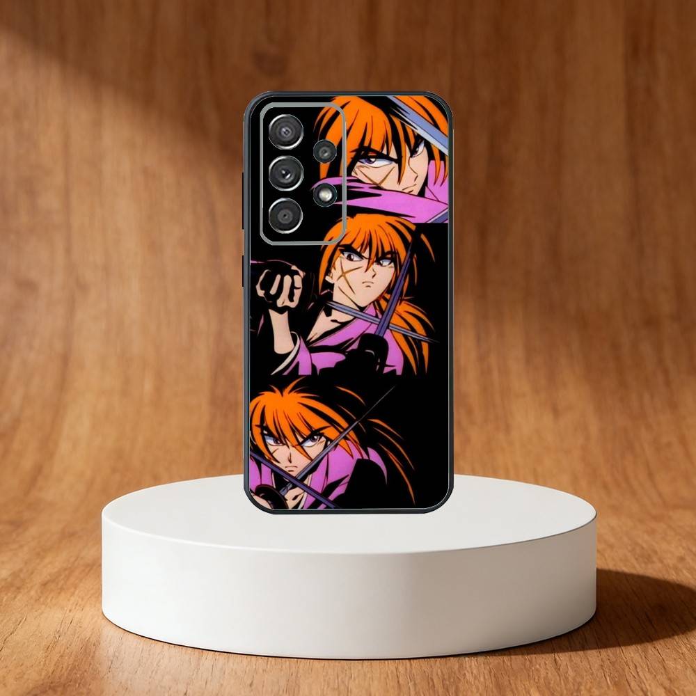 

Anime R-Rurouni Kenshin Phone Case For Samsung S25,S24,S21,S22,S23,S30,Ultra,S20,Plus,Fe,Note,10,9,5G Black Cover Samsung S225G