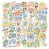 50/100 Pcs Funny Cartoon Personified Plant Stickers DIY Waterproof Removable for Phone Suitcase Helmet Bicycle File Holder Decal