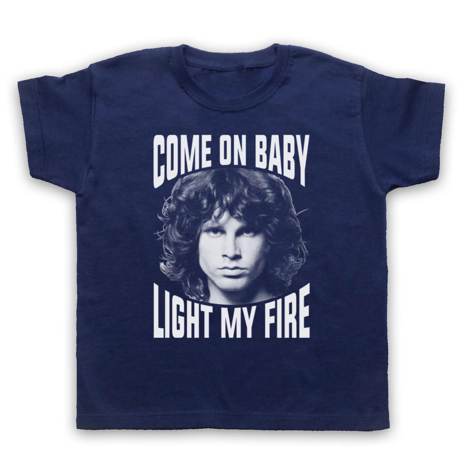 JIM MORRISON DOORS LIGHT MY FIRE UNOFFICIAL ROCK LEGEND KIDS CHILDS Boys Baby Children T-shirt 140