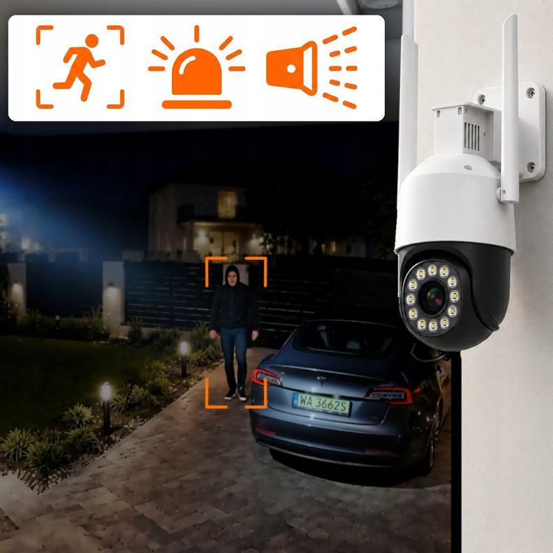 Orllo TZ11 PT 4K 8MP Outdoor PTZ IP Camera Wi-Fi 4G LTE Tuya