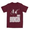 Gift Idea Charles Bronson Power Violence Merch T-Shirts for UnisexLeisure 100% Cotton Adult Tees
