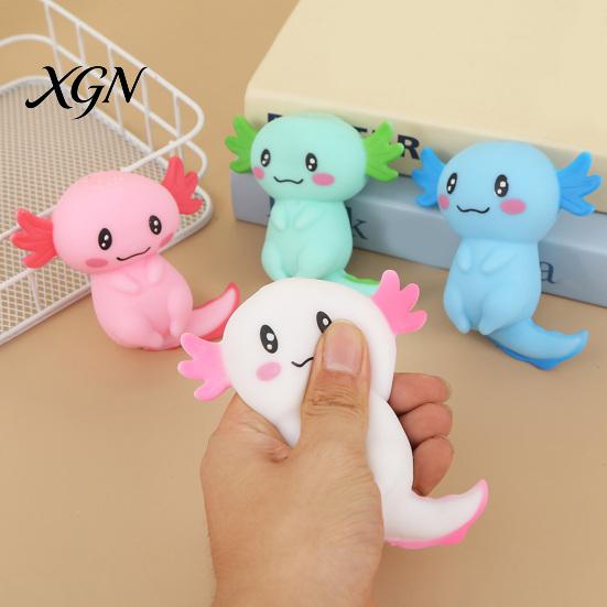 Squeeze Fidget Toy Cartoon Salamander Stress Relief Ball Decompression Sensory Animal Party