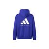 Adidas The 2024 Collection Chapter 2 Series Letter Logo Plush-Lined Hoodie Unisex Hoodie Bright-Blue IX1961