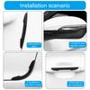 4 Pack Car Door Edge Protective Bar Strips Stickers Prevent Scratches Extend Door Lifespans Parking Safety Everyday Use
