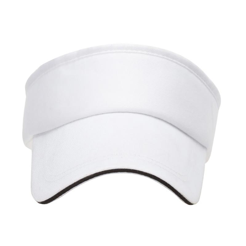 Empty Top Visor Cap Women Sunscreen Hats Man Cotton Cap Adjustable For Running Tennis Golf Unisex