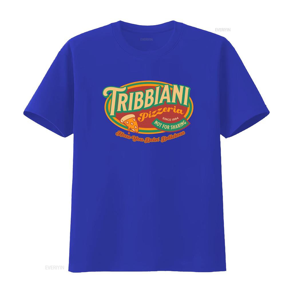 Tribbiani Pizzeria T Shirt Friends Inspired 90s TV Show How You Doin Nostalgia Pizza Slice Print vintage Washed