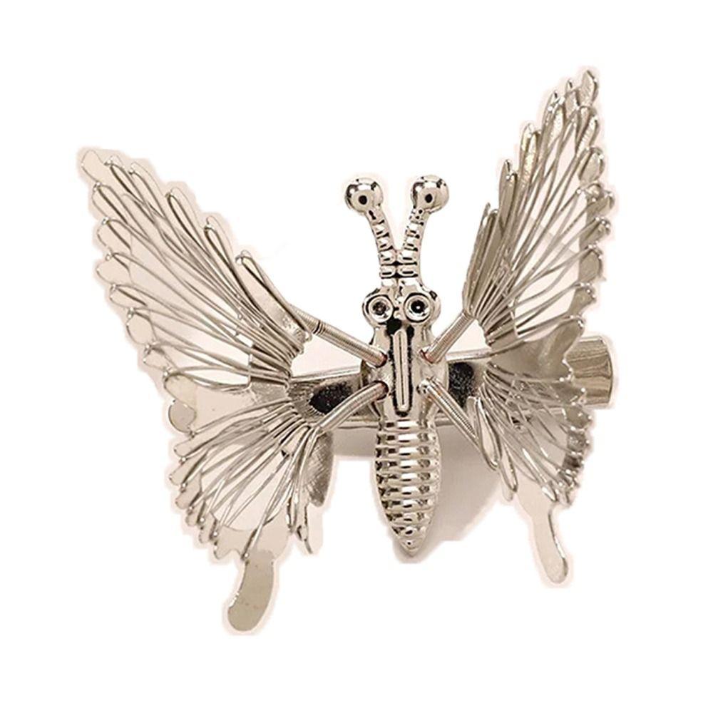 Spring Moving Butterfly Hairpin Gold Silver Bangs Hairclip Gift Butterfly Hair Clip