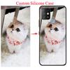 DIY Customized Black Case For Infinix Hot 10 20 30 Play 12 40 60 Pro Plus 10T Lite Personalized Cover HOT 50 11S 20i 30i 40i