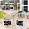 Apothecary Labels for Jars Vegetable Storage Stickers Kitchen Jars Labels Stickers for Cans Blackboard Stickers PTZ005