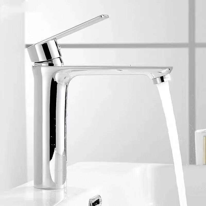 Single Hole Hot & Cold Basin Faucet Bathroom Kitchen Tap Accessories