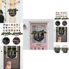 Charming Rustic Home Decor Welcome Sign With Removable Accessories For All Seasons