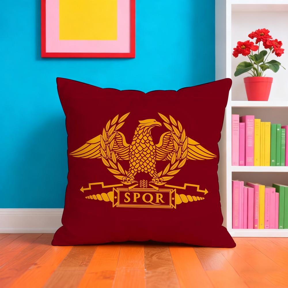 SsPQR Fashion Pillow Case Pillow Case Plush Fabric Soft Double Sided Print Home Sofa High Quality Cushion