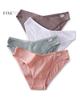 FINETOO 3Pcs Frauen Baumwolle Höschen Mode V Taille Unterhose Sexy Mädchen Briefs M-4XL Low-Rise Damen Unterwäsche frauen dessous