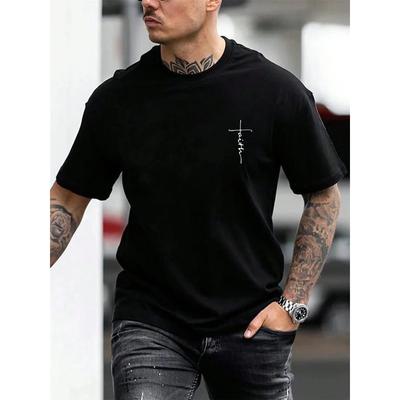 Casual Simple Top Fashionable Versatile Short Sleeve Comfortable T-Shirts Men’s