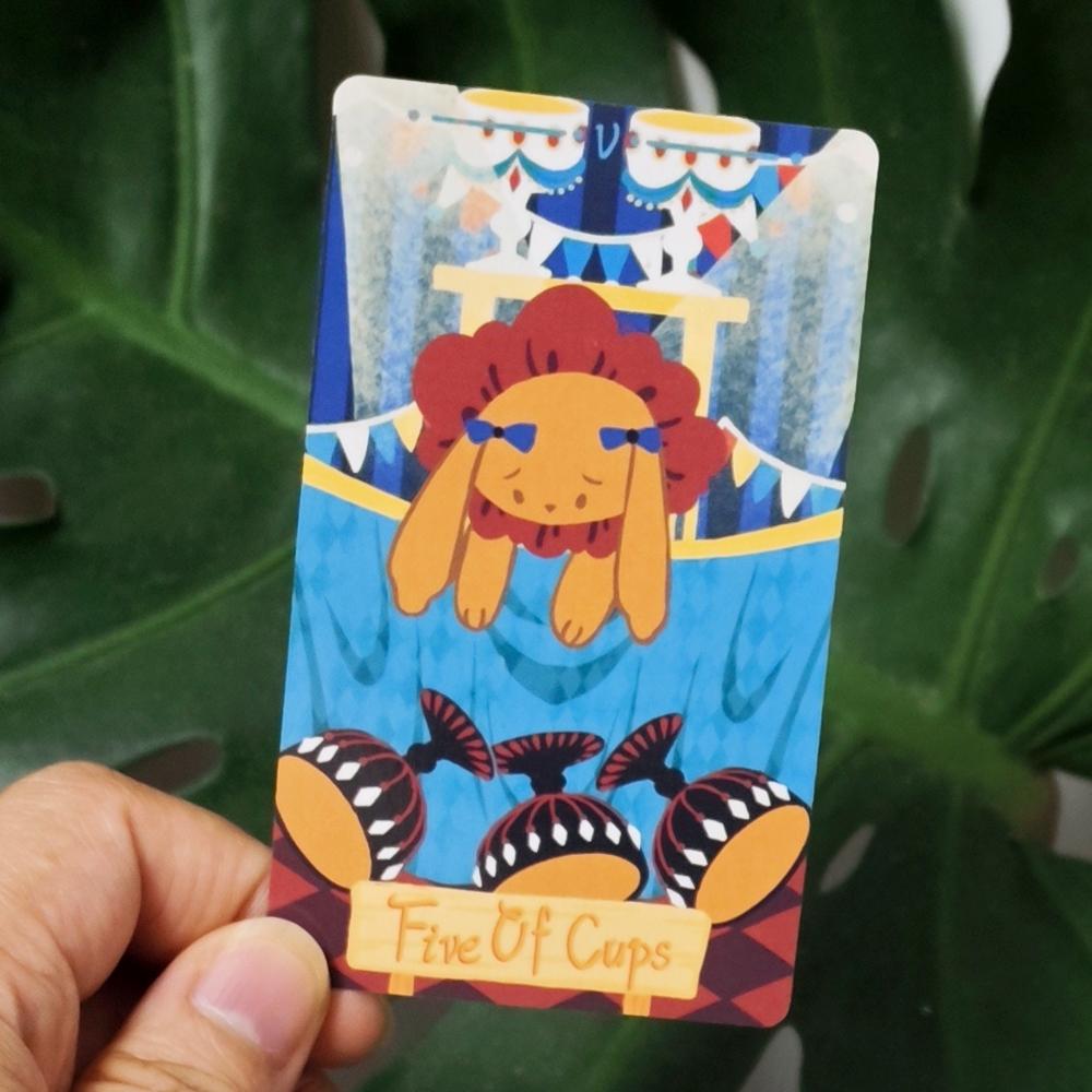 Dramagiac Tarot Deck 10,3*6cm 78 Stück Rider Waite Stil Tarotkarten Blaue Edition Hexisches Geschenk