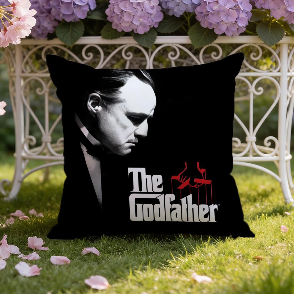 The GGodfather Movie Cushion Cover Home Car DualScene Pillow Cover Reversible for Premium Comfort