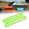 Front Grill Trim Surround Grille Cover Erts Kit for Dodge Challenger 15+Green